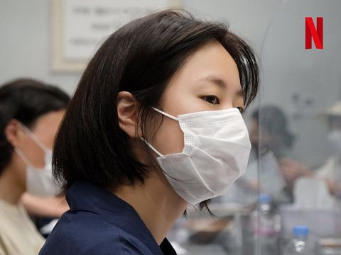 Jeon Yeo Been di pembacaan naskah untuk drama Glitch