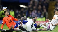 Tim London Biru menutup laga dengan kemenangan 2-0.
