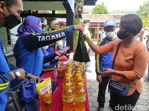 Tagana Wonogiri Borong Minyak Goreng-Dijual Murah, Duit dari Mana?