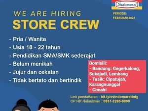Loker Indomaret untuk Warga Bandung, KBB, Tasikmalaya dan Cimahi Loker Indomaret untuk Warga Bandung, KBB, Tasikmalaya dan Cimahi