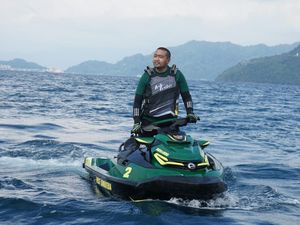 Cerita Wagub Sumbar Naik Jetski Padang-Mentawai demi Misi Tapal Batas