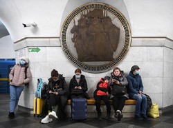 Perang Lawan Rusia, Stasiun Bawah Tanah di Ukraina Dijadikan Bungker