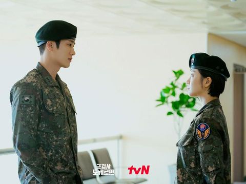 Ahn Bo Hyun dan Jo Bo Ah di Military Prosecutor Doberman