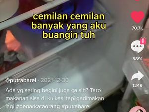 Bersihkan Kulkas, Pria Ini Temukan Banyak Sisa Jajanan Istri yang Tak Habis Dimakan