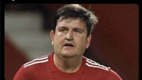 Maguire dijadikan kambing hitam tak bisa mengawal Joao Felix. Foto: dok. Twitter