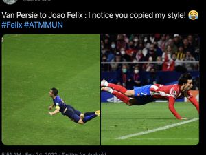 Wow, Ini Joao Felix atau Robin van Persie?