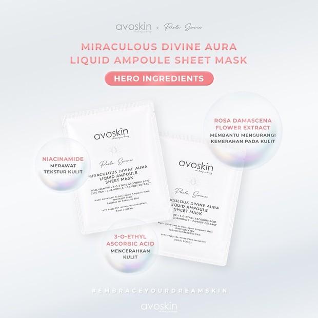 Miroculous Divine Aura Liquit Ampoule Sheet Mask