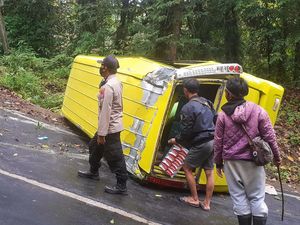 Polisi Sebut Laka di Sengkan Mayit Jalur Ijen karena Sopir Tak Kuasai Medan Polisi Sebut Laka di Sengkan Mayit Jalur Ijen karena Sopir Tak Kuasai Medan