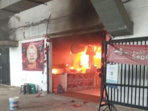 Restoran di Sunter Jakut Terbakar, Kerugian Rp 400 Juta