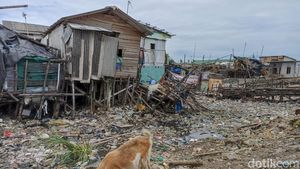 Menyengat Bau Busuk Dekat Giant Sea Wall Jakarta Gegara Sampah Menumpuk
