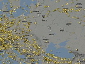 Penampakan Penerbangan Sipil Hindari Langit Ukraina dan Rusia!