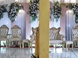 Viral Dekorasi Pelaminan yang Bikin Fotografer Pernikahan Nangis