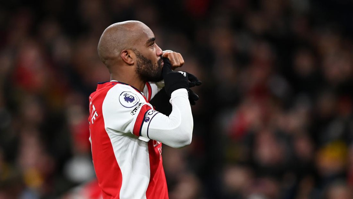 Alexandre Lacazette, sang penyelamat Arsenal. (Getty Images/Shaun Botterill)