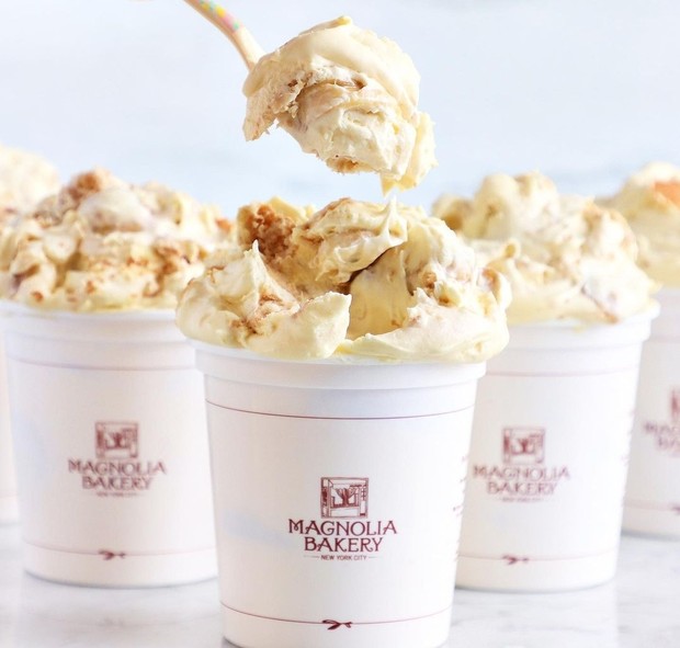 Cara membuat puding pisang viral/Foto: Instagram.com/magnoliabakery resep banana pudding viral ala Magnolia Bakery yang populer di New York