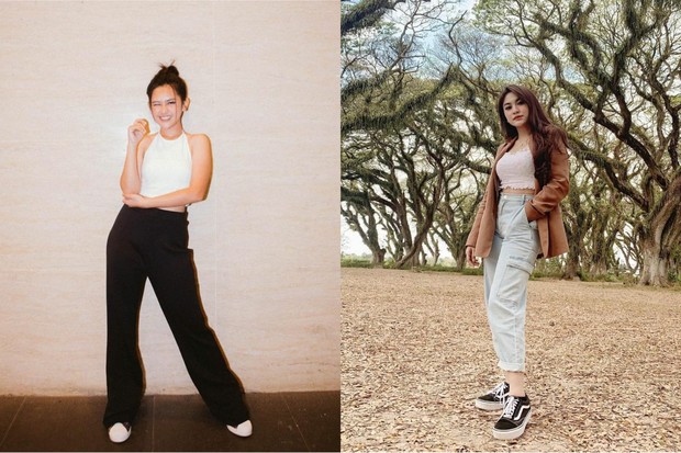 Crop top outfit/instagram.com Keduanya nampak mengenakan crop top, Ziva nampak casual dengan crop top putih. Gaya casual Mahalini dengan crop top dan outer blazer.