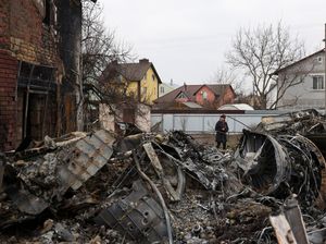 Apartemen di Kharkiv Kena Tembakan Artileri, Seorang Wanita Tewas