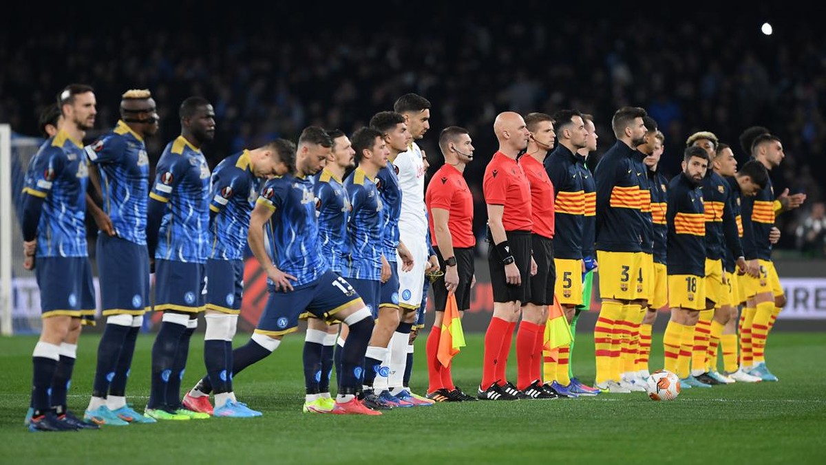 Napoli dan Barcelona bertemu di leg kedua play-off Liga Europa. (Foto: Getty Images/Francesco Pecoraro)
