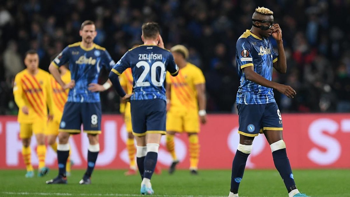 Napoli tersingkir dari Liga Europa. (Foto: Getty Images/Francesco Pecoraro)