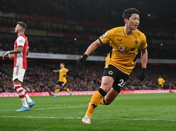 Arsenal Tertinggal 0-1 dari Wolves di Babak Pertama