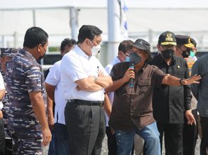 Luhut Kunjungi Lokasi Budi Daya Udang di Bali, Minta Produksi Digenjot