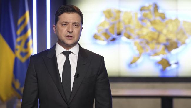 Presiden Ukraina Volodymyr Zelensky