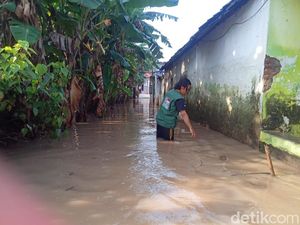 Dusun di Kota Pasuruan Ini Masih Dikepung Banjir