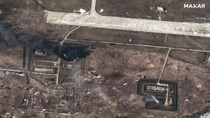 Foto Satelit Hancurnya Ukraina Dibombardir Rusia