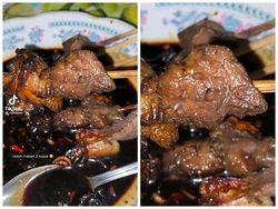 Hiii! Wanita Ini Temukan Belatung Saat Makan Sate dari Hajatan