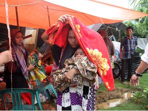 Kemensos Beri Trauma Healing Anak-anak Korban Gempa Sumbar
