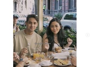 10 Momen Kenangan Salim Nauderer dan Rachel Vennya Saat Kulineran di New York
