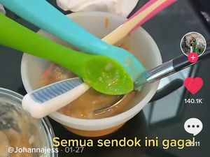 Ogah Pakai Sendok, Bayi Ini Malah Lahap Disuapi Pakai Centong Nasi Ogah Pakai Sendok, Bayi Ini Malah Lahap Disuapi Pakai Centong Nasi