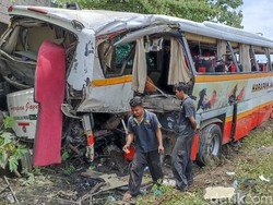 Polisi Tes Urine Sopir Kecelakaan Maut Bus Tertabrak Kereta Api, Hasilnya?