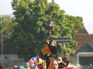 Jalan Sehat Bersama Wayang di Yogyakarta