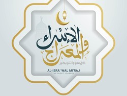 10 Gambar Ucapan Selamat Isra Miraj 2022 dalam Bahasa Inggris dan Indonesia