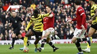 Man Utd vs Watford bentrok pada pekan ke-27 Liga Inggris 2021/2022. Pertandingan digelar di Old trafford, Sabtu (26/2/2022) malam WIB.