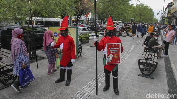 Potret Bregodo Nyutro Peringatkan Wisatawan Menjaga Prokes