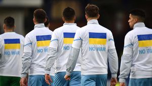 Ramai-ramai Pesepakbola Protes Invasi Rusia
