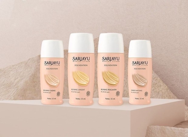 Sariayu Liquid Foundation/Foto: Instagram.com/sariayu_mt kumpulan kosmetik jadul untuk ciptakan makeup natural sewajah