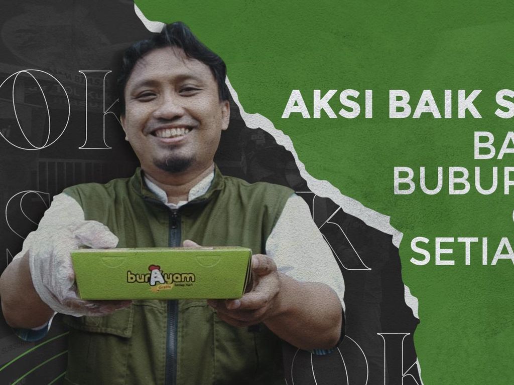 Mural Tuhan Aku Lapar Gugah Sonny Bagikan Bubur Gratis di Depok Mural Tuhan Aku Lapar Gugah Sonny Bagikan Bubur Gratis di Depok