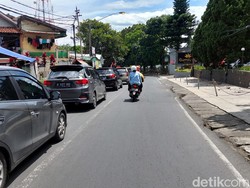 Arus Balik Libur Panjang, Lalin Lembang Menuju Bandung Padat Merayap