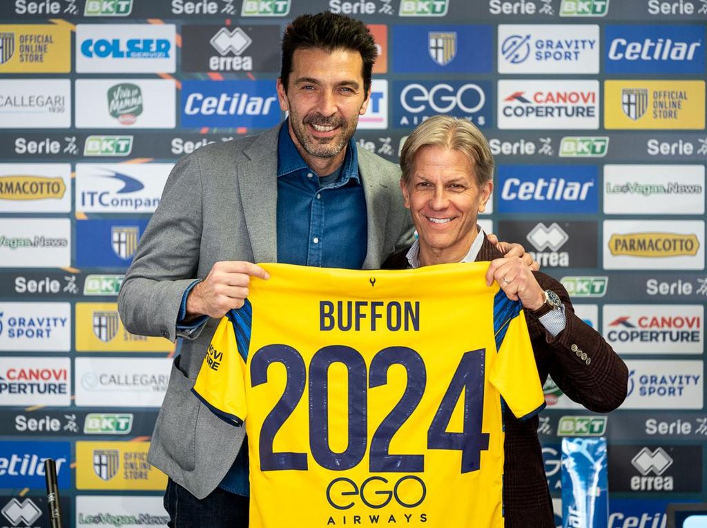 Buffon Perpanjang Kontrak di Parma, Siap Main Sampai Umur 46 Tahun