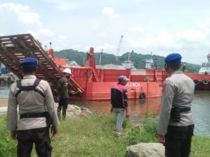 Hilang Kontak 4 Hari, Kapal Pengangkut Batu Aspal Mandalika Ditemukan