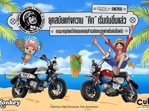 Lucunya Honda Monkey Edisi One Piece!