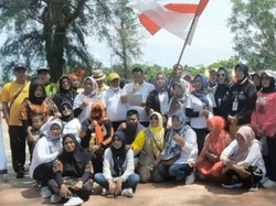 Klub Senam di Pariaman Deklarasi Dukung Airlangga Maju Pilpres 2024