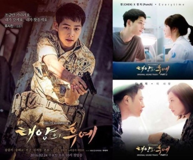 Semua OST dari Descendants of the Sun yang siap bikin candu dan enak didengar.
