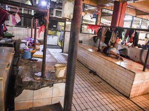 Pedagang Daging Sapi di Pasar Slipi Mogok Jualan Pedagang Daging Sapi di Pasar Slipi Mogok Jualan