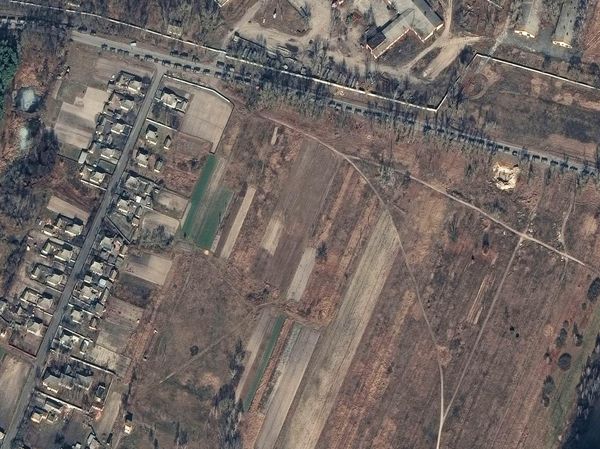 Penampakan Pergerakan Pasukan Rusia Masuki Ivankiv Ukraina