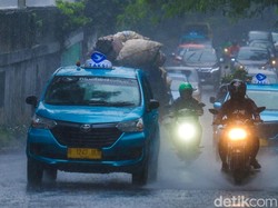 BMKG: Waspada Hujan Lebat Merata di DIY Hari Ini