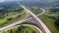 Wow! Penampakan Tol Manado-Bitung Rp 4,95 Triliun dari Udara
