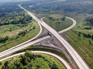 Wow! Penampakan Tol Manado-Bitung Rp 4,95 Triliun dari Udara